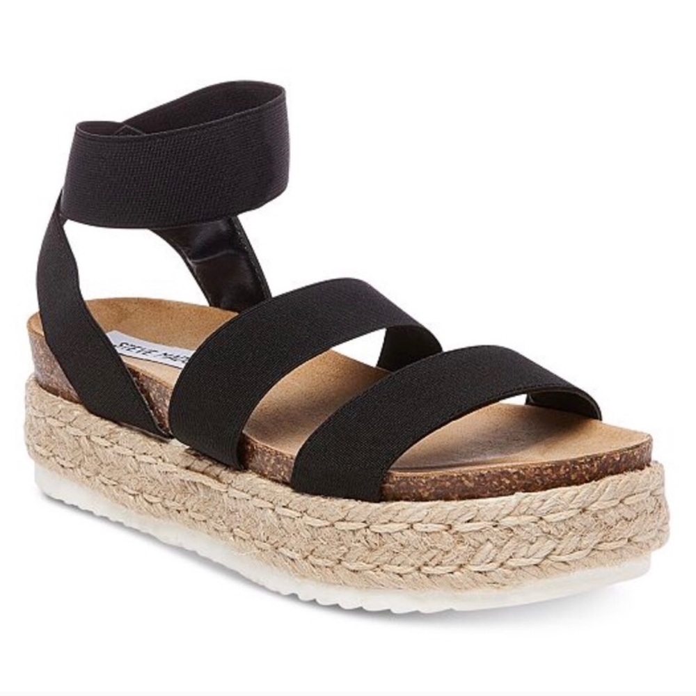 Black Steve Madden Kimmie Sandals
